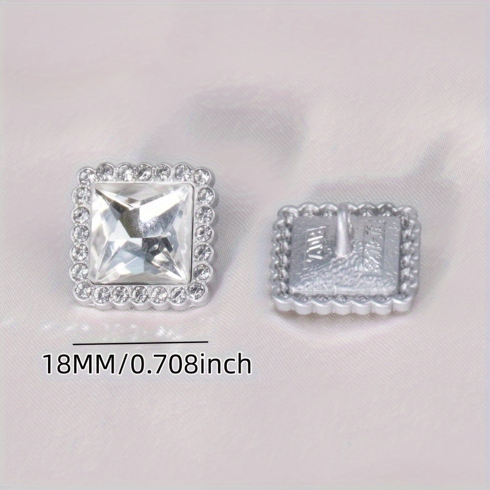 Oltin tokchalar uchun oltmishlik 18mm oltin tokchalar uchun DIY qoʻl sanʼati bezaklari uchun taqlid toshlar