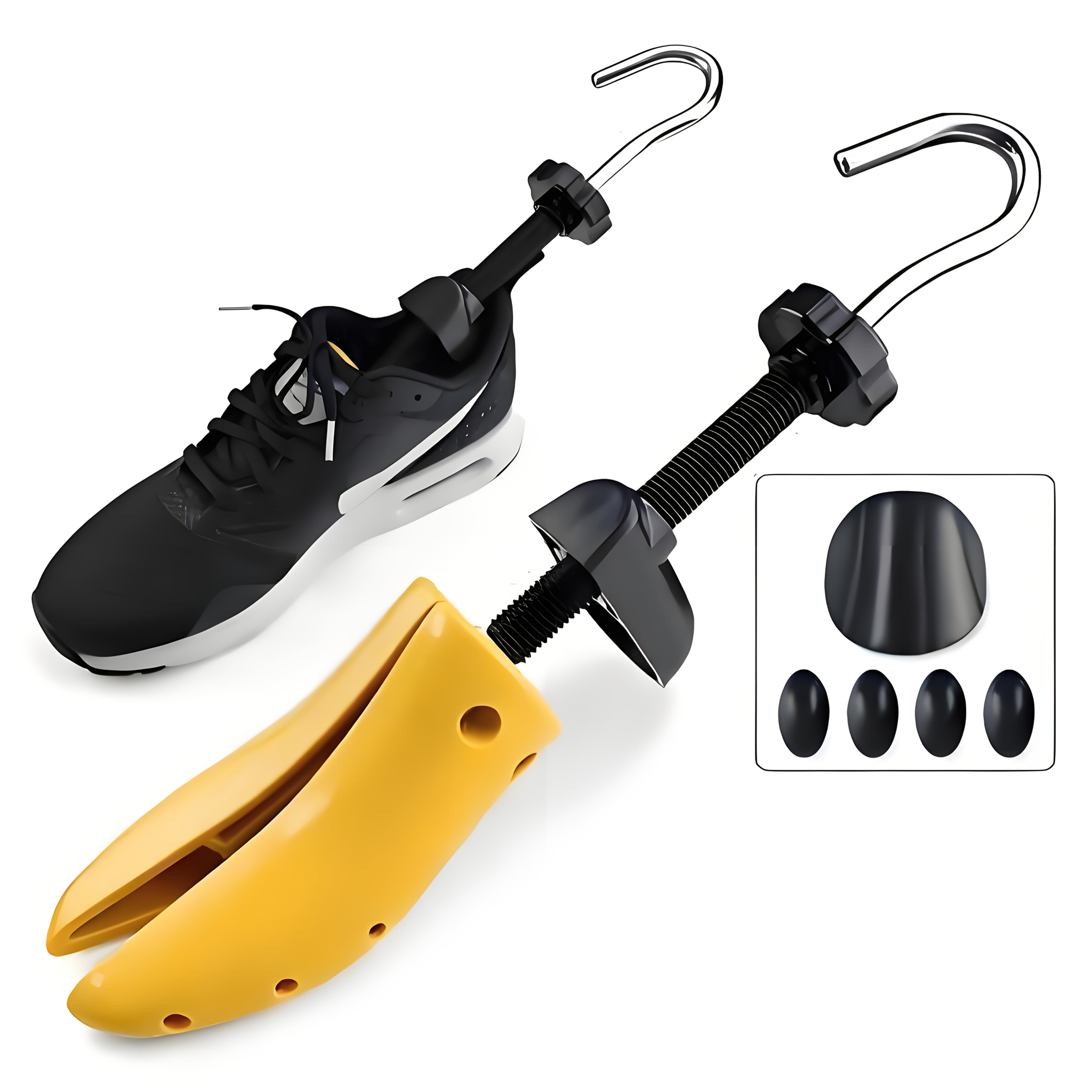 Universal Shoe Wedge and Insole Set for Men Women Adjustable Expander