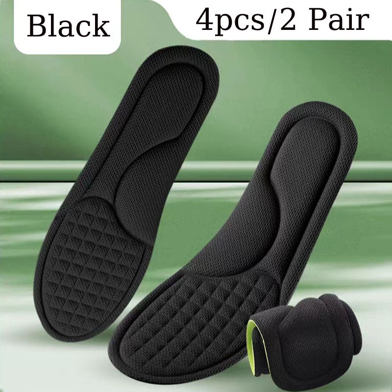 Unisex Memory Foam Insoles Thick Soft Breathable Cushioned Sports Casual