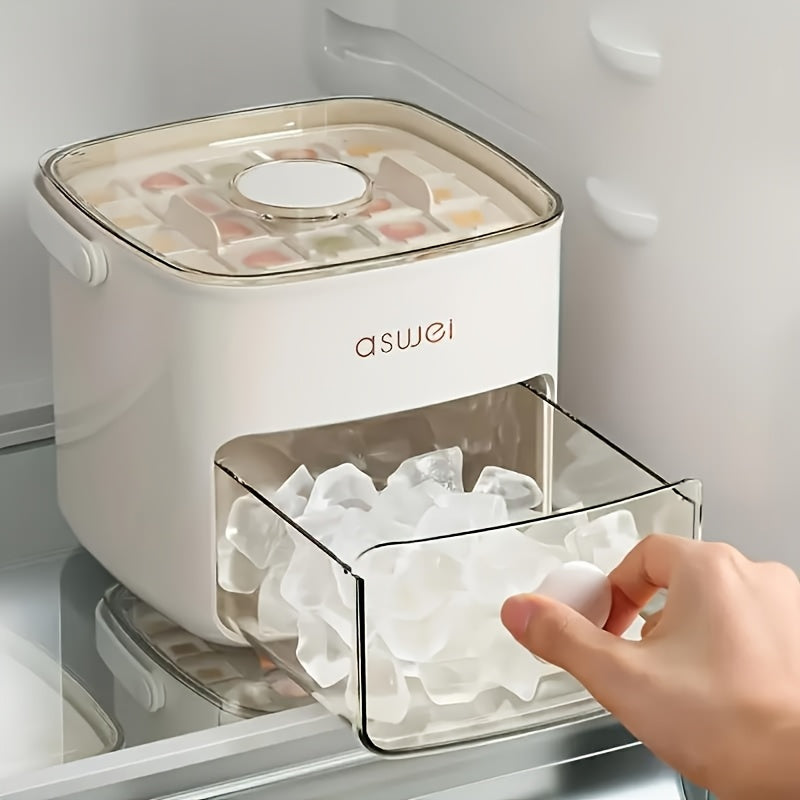 Extra Large Ice Maker Countertop with Dual Food-Grade Trays for Drinks