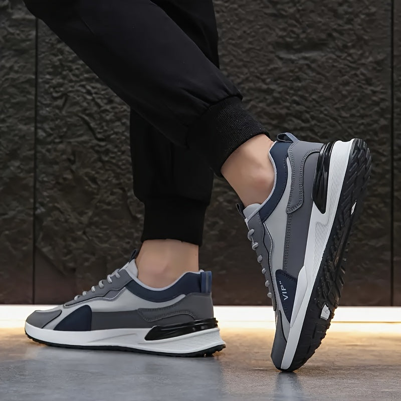 Men's Casual Athletic Sneakers Breathable Non-Slip Lace-Up Running Outdoor Shoes