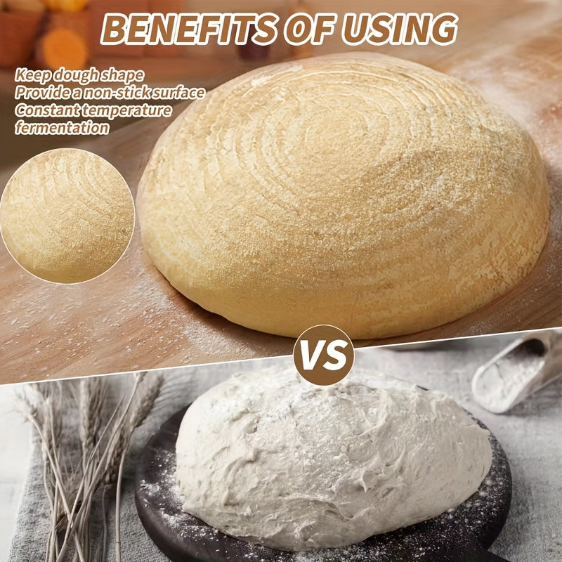 Cuenco de fermentación de silicona con control de temperatura y calefacción USB para pan y pasteles