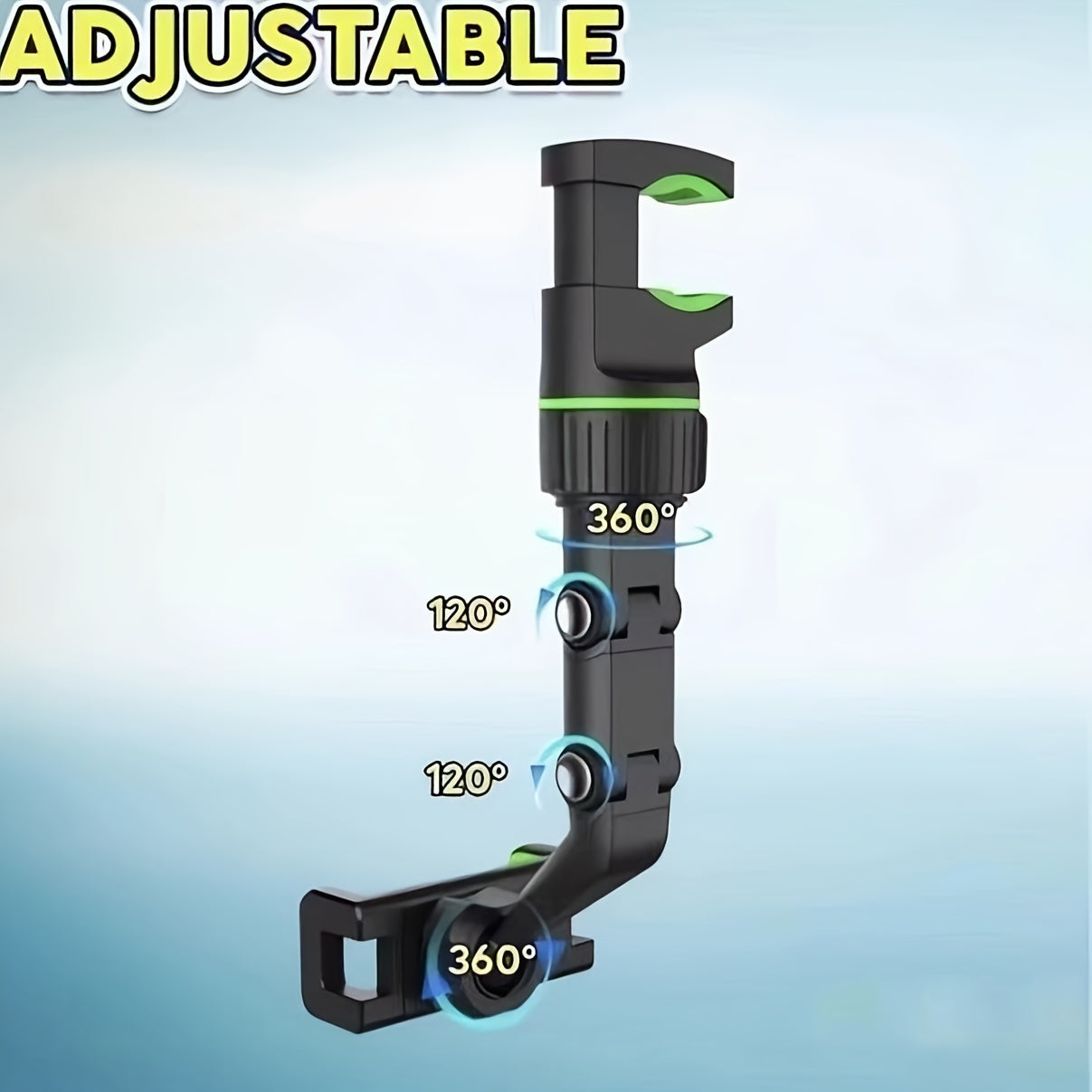 Universal Rotating Dashcam Holder Car Mount for Vehicle Support