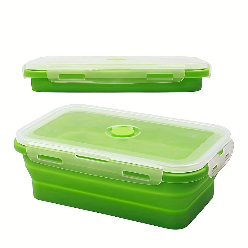 Foldable Silicone Food Storage Containers Set 3 Pack BPA Free Microwave Dishwasher Freezer