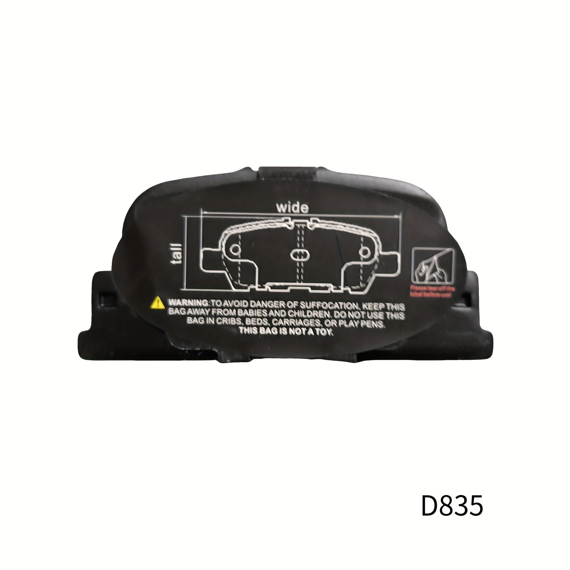 4PCS Ceramic Rear Brake Pad Set Parking Brake Brake Replacement for Cars