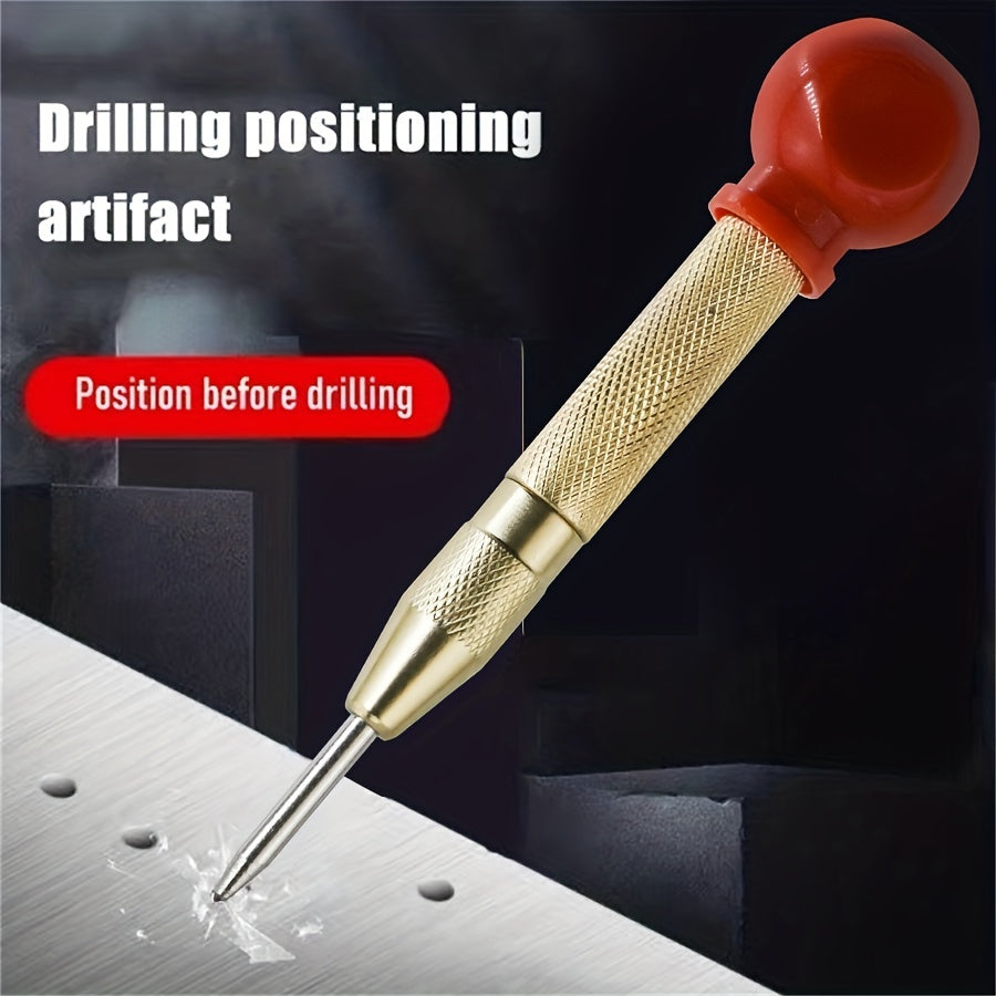 Automatic Center Punch Spring Loaded Marking Tool for Woodworking