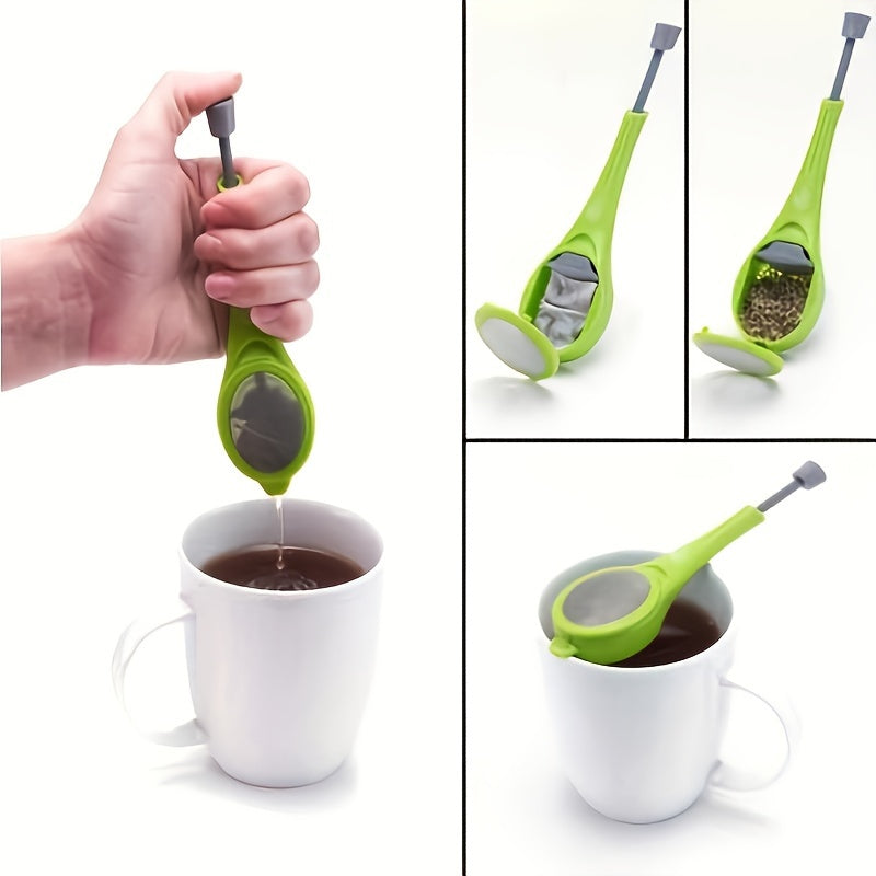Easy-Pour Tea Infuser for Loose Leaf Tea Drip-Free Food-Grade Plastic Metal