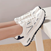 Women's Colorblock Casual Sneakers with Soft Sole Platform for Walking