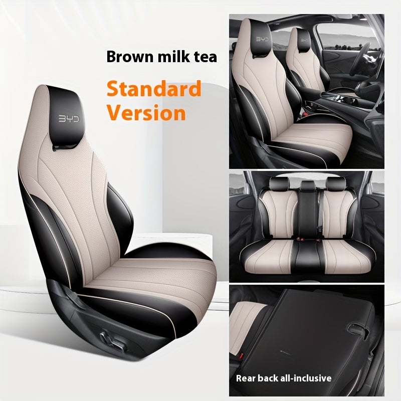 Universal Car Seat Covers Set for 5-Seater Vehicles with Foam Padding