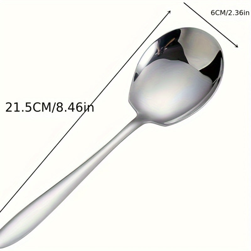 Stainless Steel Serving Spoon for Restaurants Catering Dishwasher Safe Metallic Finish