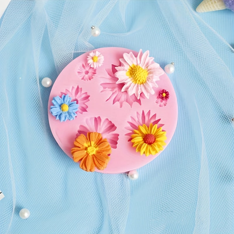 Silicone Flower Mold for Baking and Cake Decorating 3D Fondant and Dessert Supplies