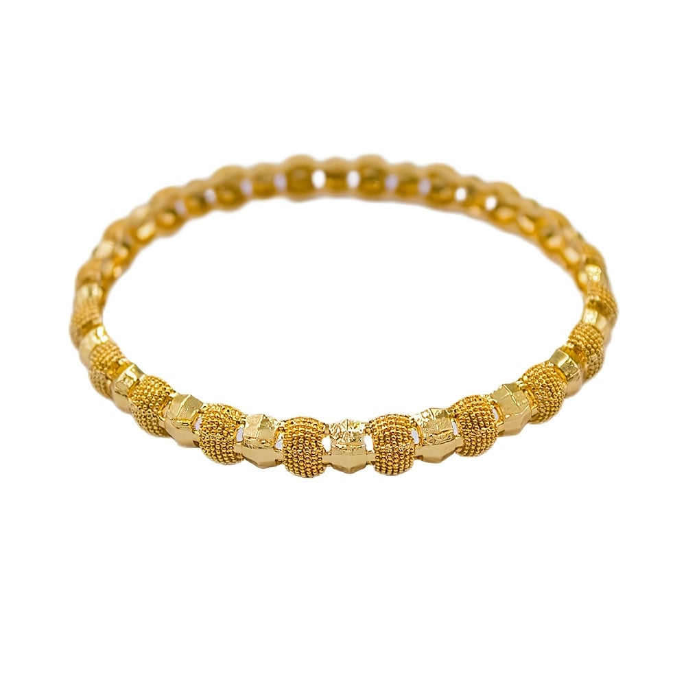 4 ta nafis va jozibador qotishma bilakuzuklar to'plami, ayollar uchun har kuni yoki to'ylar, partiyalar, musiqa festivallari va Shukronalik bayramlari kabi maxsus tadbirlarda taqish uchun mo'ljallangan zamonaviy marjonli bilakuzuklar.