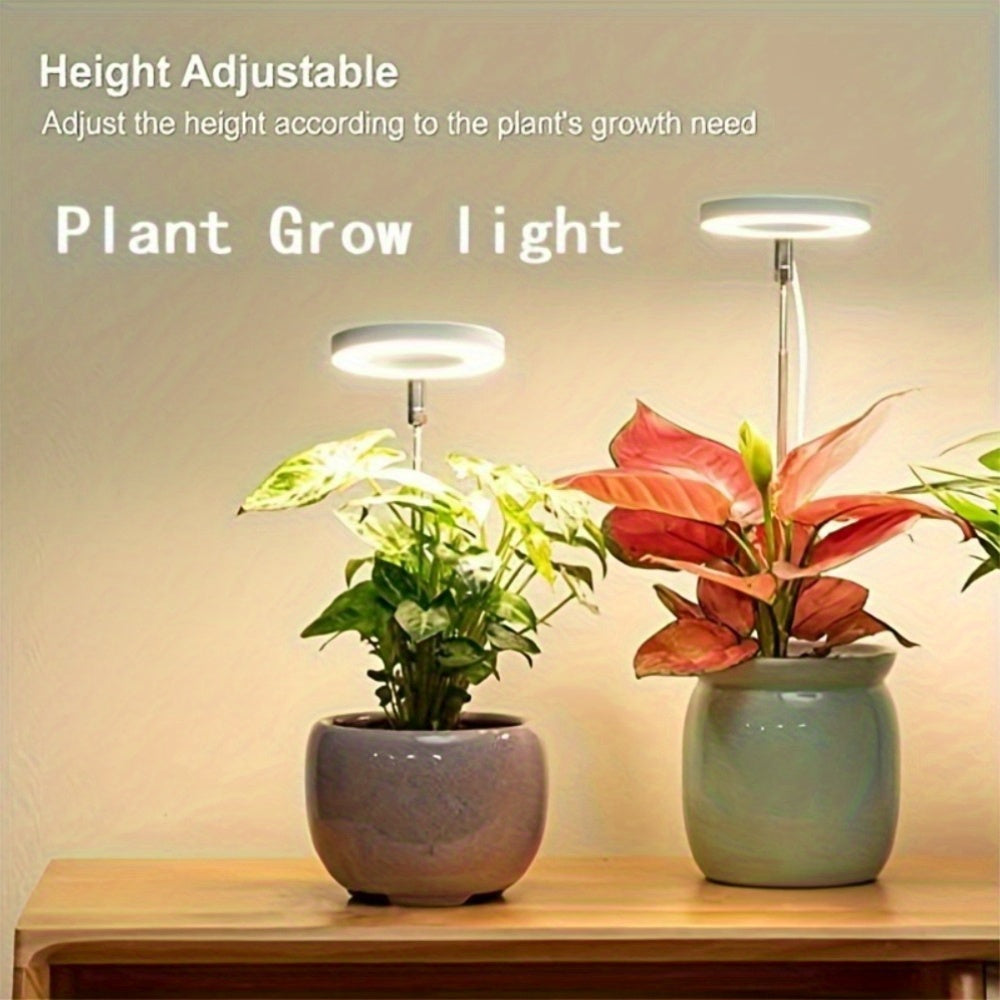 LED Grow Light Full Spectrum Dimmable Timer Adjustable Height Indoor Plant Lighting
