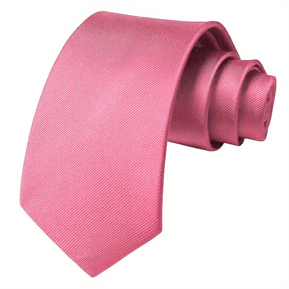 Мужской однотонный галстук для деловых свадеб и официальных мероприятий