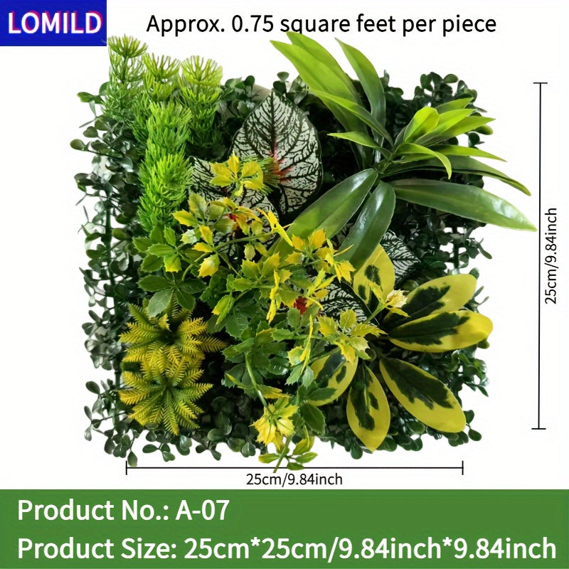 Artificial Green Plants for Outdoor Wall Decoration Wedding Festival Tying