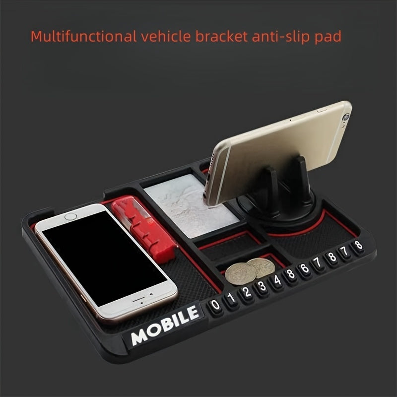 Avtomobil Universal Burilish Telefon Stendi Dual Karta O'rindigi Antiskid Yostiq Aksesuarlar