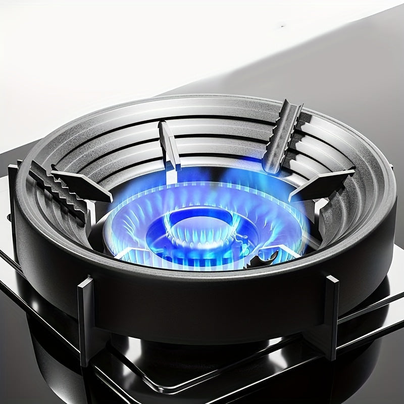 Windproof cover and anti-slip bracket for gas stoves durable heat-resistant plastic for home and restaurant kitchens