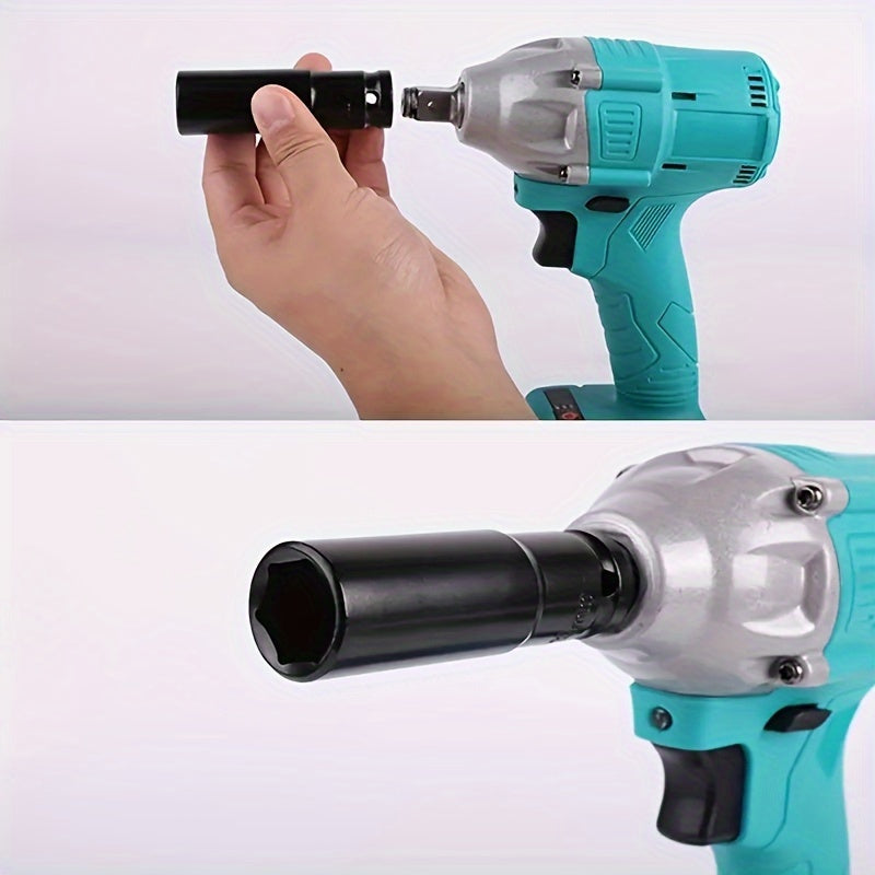 10 Pieces Impact Socket Set 1/2 Inch Deep Drive Carbon Steel Auto Repair