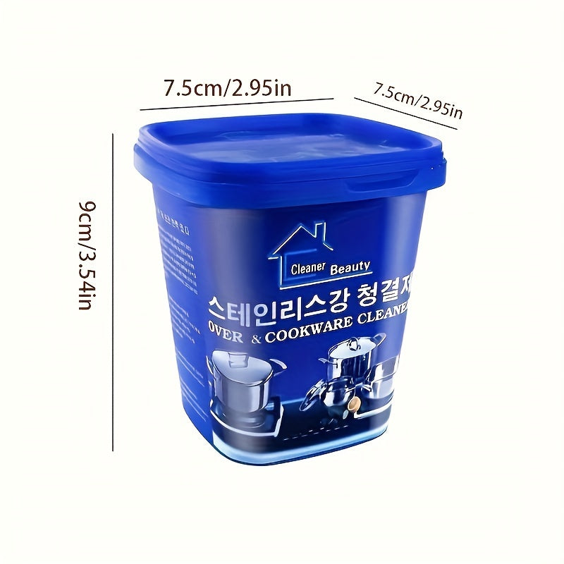 Stainless Steel Pot Cleaner Paste with Sponge 100m Bucket Rust and Black Scale Remover