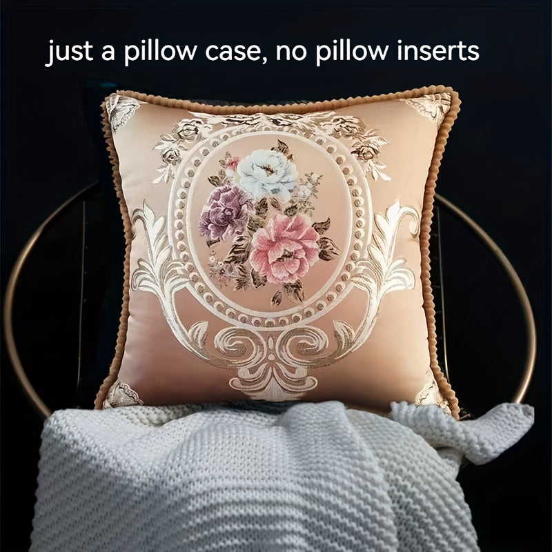 Высокоточная шенилловая европейская наволочка с жаккардовой вышивкой, подходящая для различных интерьеров, идеальна для домашнего декора.