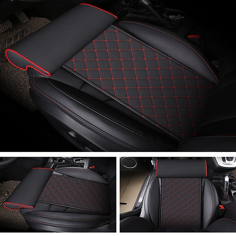 Car Seat Thigh Support Cushion with Sponge Filler and PU Leather for Office or Car