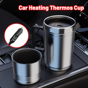 12V 24V Metall avtomobil issiq chashka, yashirin stakan bilan izolyatsiyalangan elektr sayohat uchun qahva va suv shisha