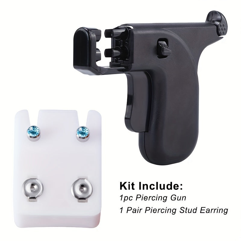 Ear Piercing Kit for Salon and Home Use Sterile Piercer Machine and Studs