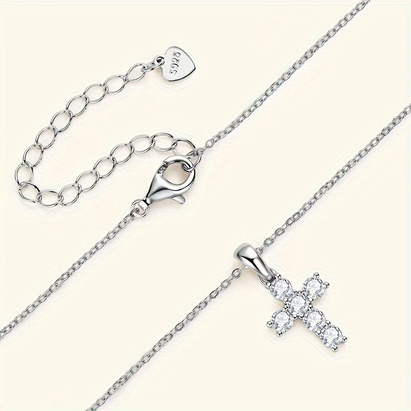 Sterling Silver Moissanite Ruxi Taxtali Uzukli Zanjir 0.6 Karat Vintage uslub