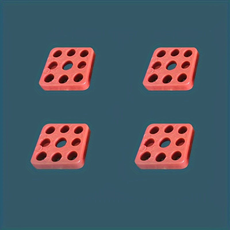 Insulation Pads for Air Conditioner Mounting Red White Noise-Reducing Non-Electric