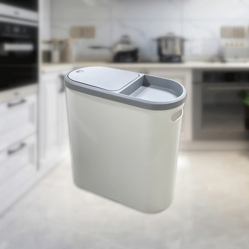 Кухонный мусорный бак для утилизации пищи, мусорное ведро для ванной с крышкой 5л