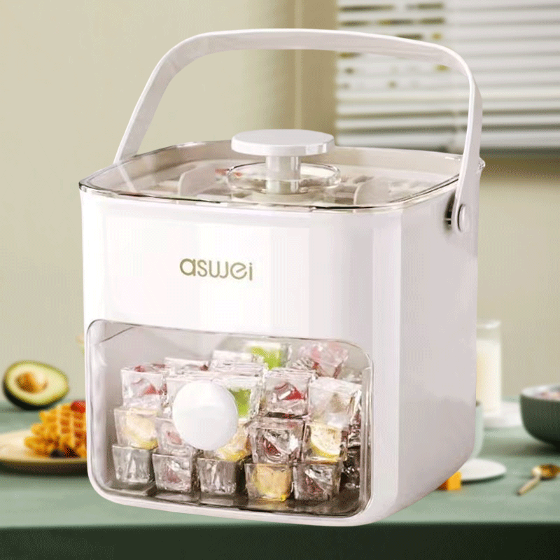 Portable Handheld Ice Maker Large Capacity No Battery 24-Hour Production Outdoor Cooling