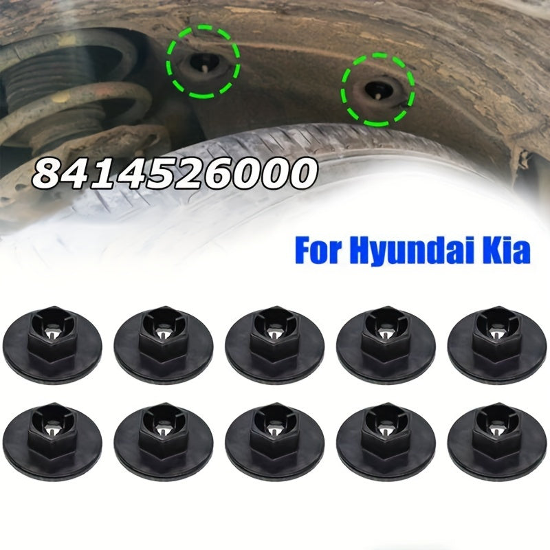 10 piezas de clips de panel de guardabarros de plástico duradero para coches, sujetadores de guardabarros