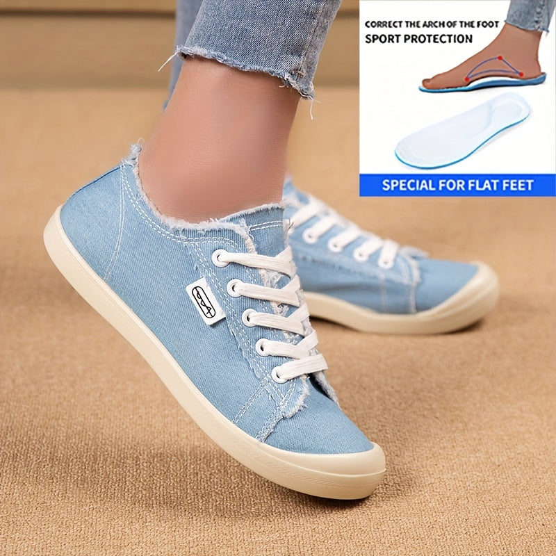 Women's Breathable Flat Casual Sneakers Lightweight Walking Shoes Spring Summer