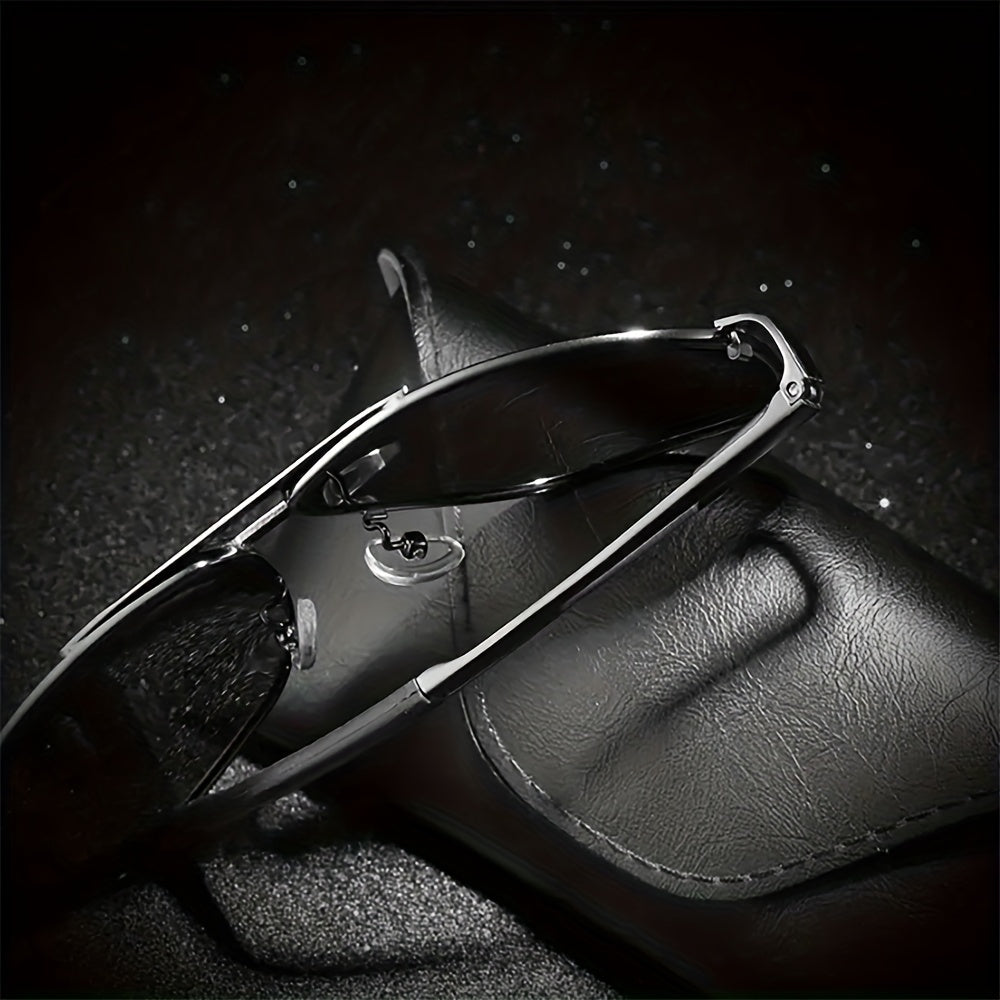 Unisex Metal Frame Polarized Fashion Sunglasses for Outdoor Sports and Travel