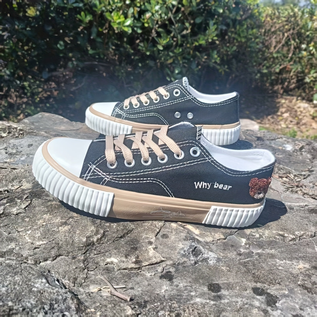 Women's Casual Vintage Fabric Flat Shoes With Cartoon Pattern