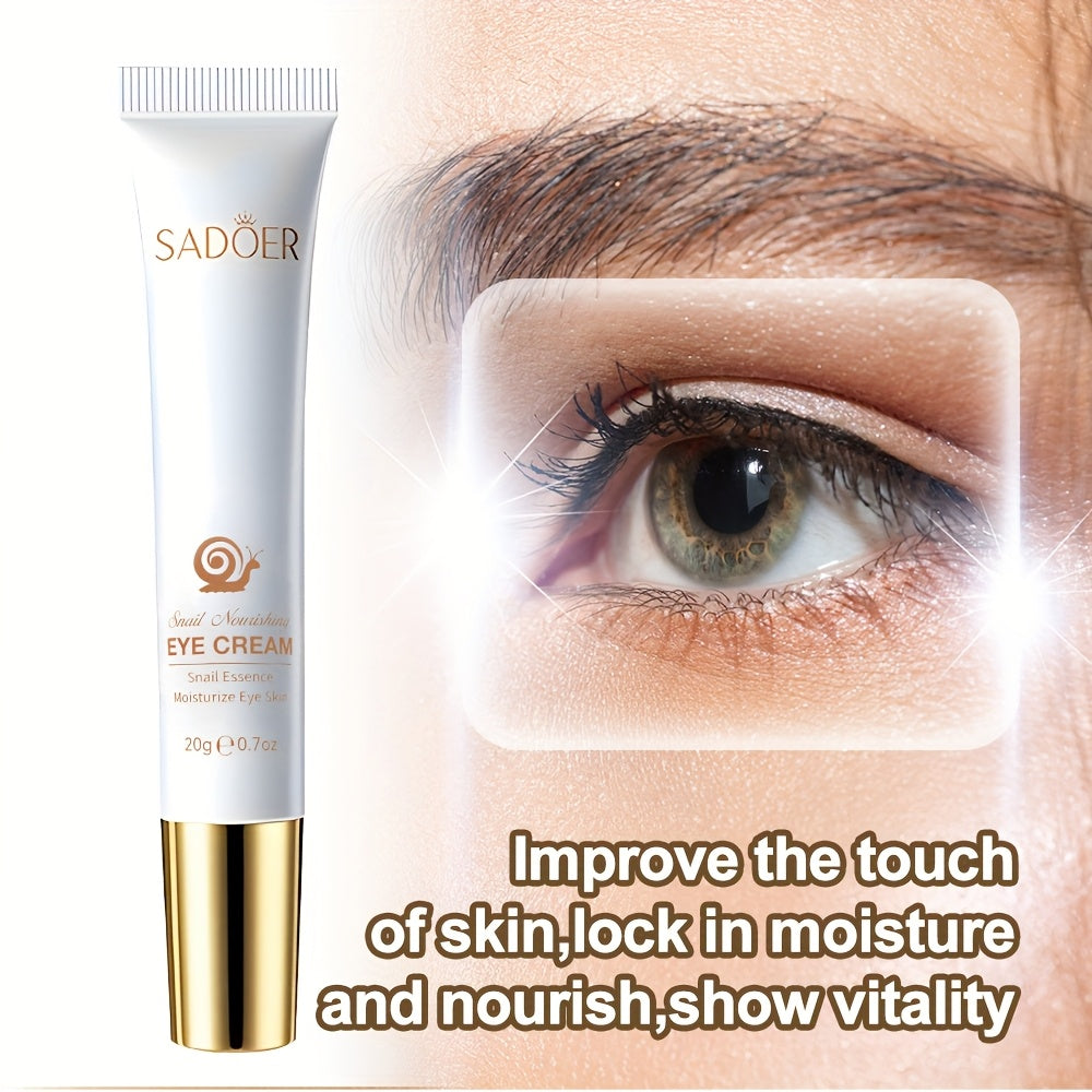 Увлажняющий крем для глаз для женщин 20 г с экстрактом улитки длительное увлажнение