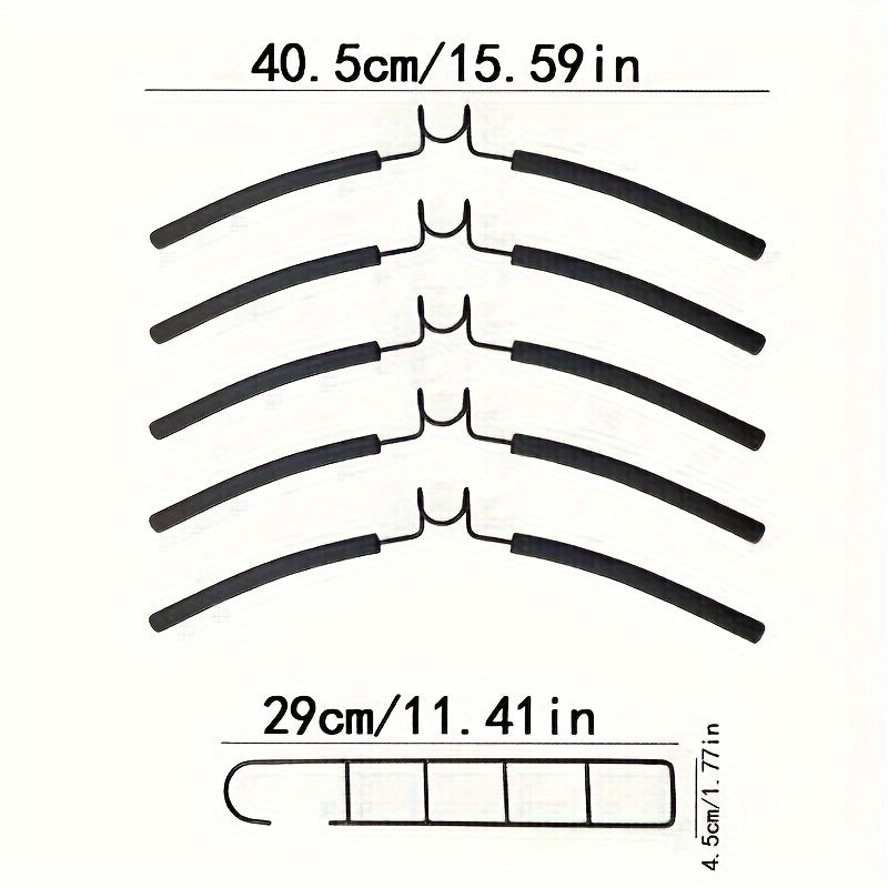 Multi-Tier Pants Hanger for Trousers and Sweaters Space-Saving Closet Organizer