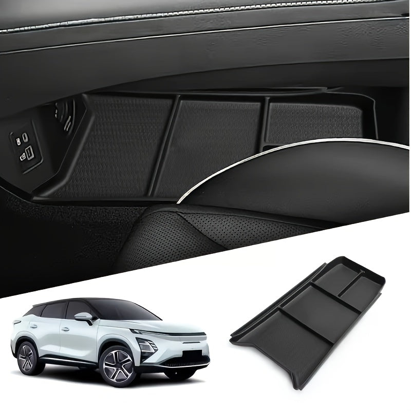 Car Interior Storage Box Organizer for EV SUV Center Console Lower Layer Accessories
