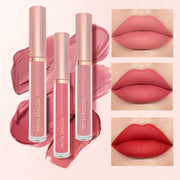 3-Piece Matte Lipstick Set Waterproof Long-Lasting Velvety Lip Gloss for Women