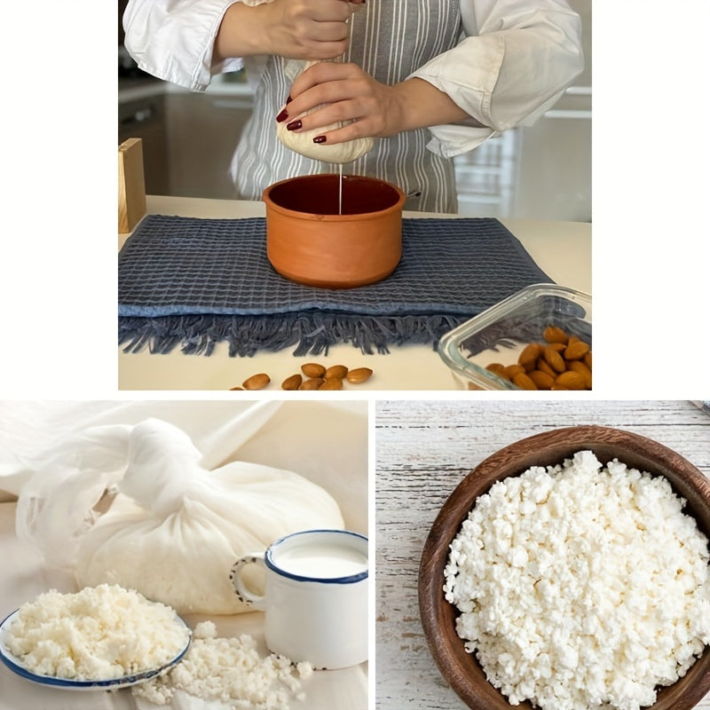 3-Pack Reusable Cotton Gauze Cloths for Straining Cheese Yogurt Nut Milk