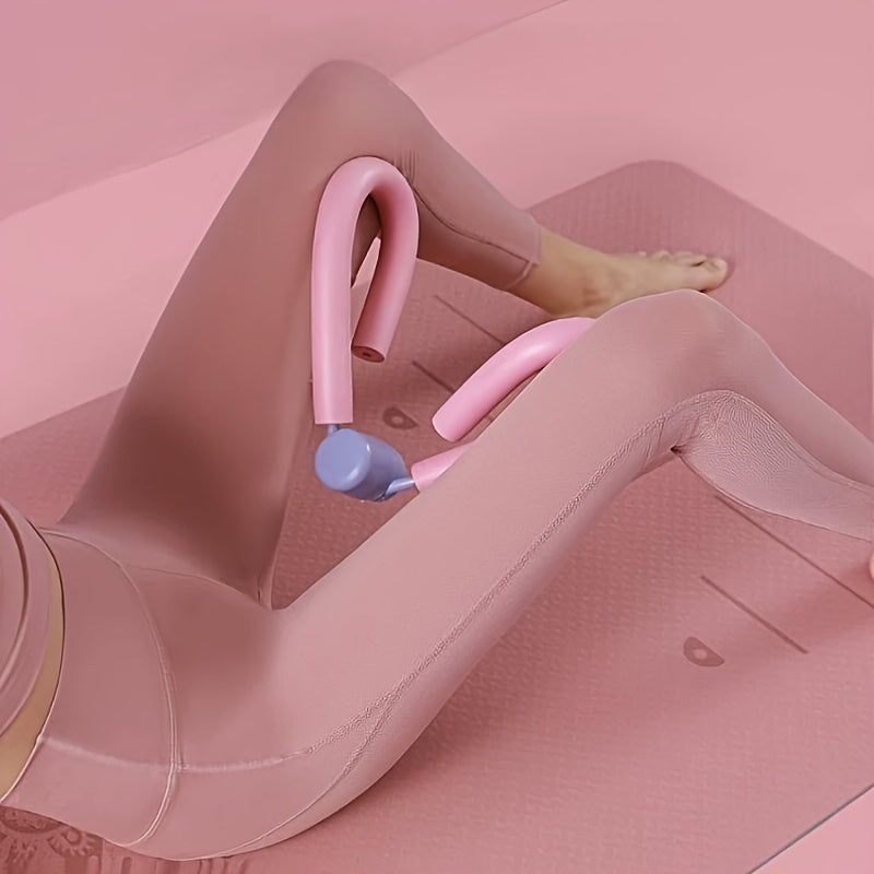Клип для моделирования ног для тренировки бедер и мышц тазового дна йоги, послеродового восстановления, серый, циан, розовый