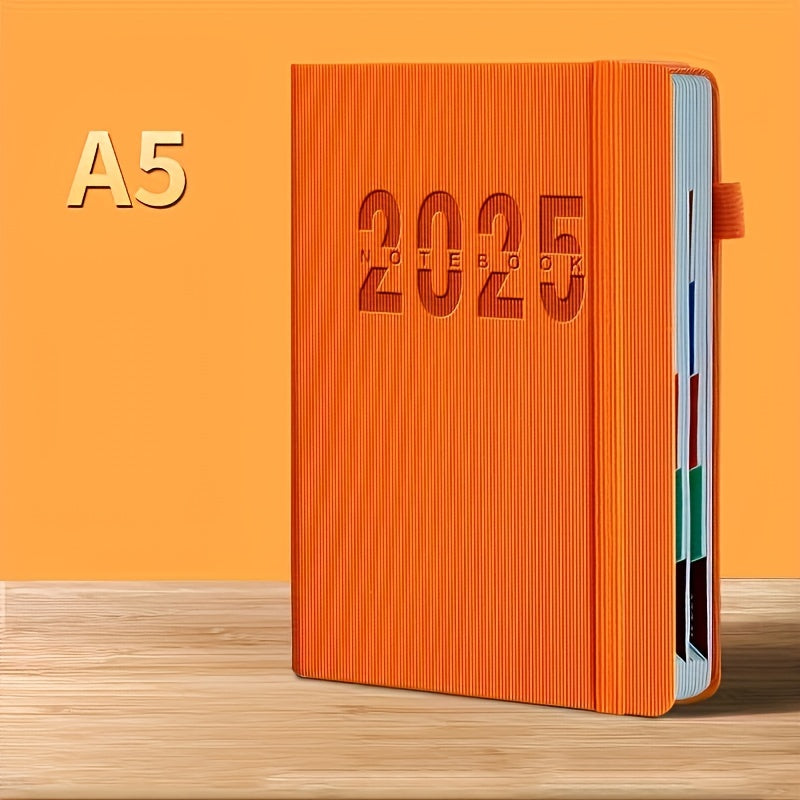 Календарь-планировщик на 2025 год с 400 страницами, утолщённой бумагой, дневником, управлением временем, органайзером для офисного стола для взрослых