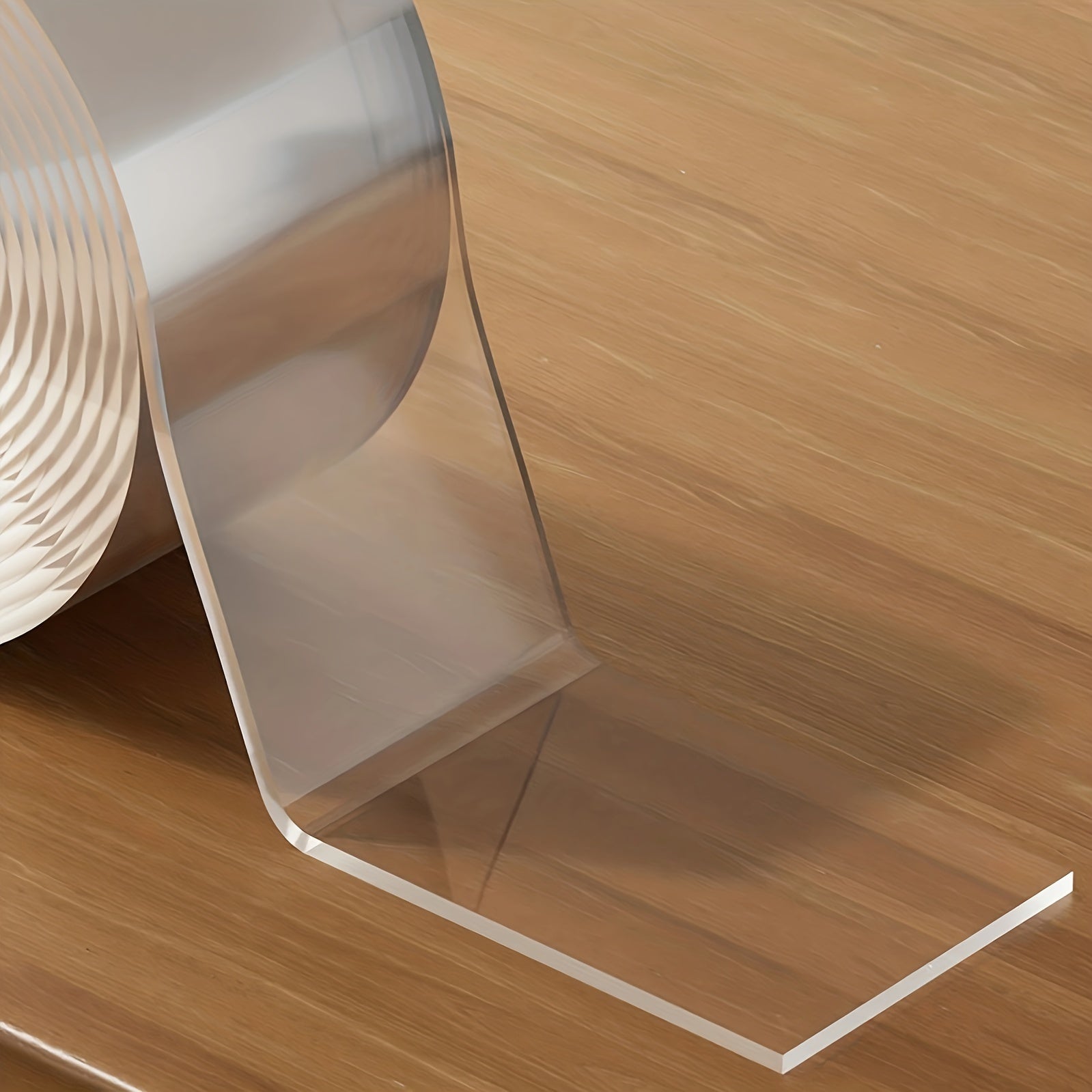 Mebel burchaklari uchun shaffof plastmassa chekka himoya lentasi 2 metr shaffof yopishqoq