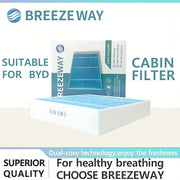 Premium kabina havo filtri avtomobillar uchun allergiya, hid, chang, pollen olib tashlash