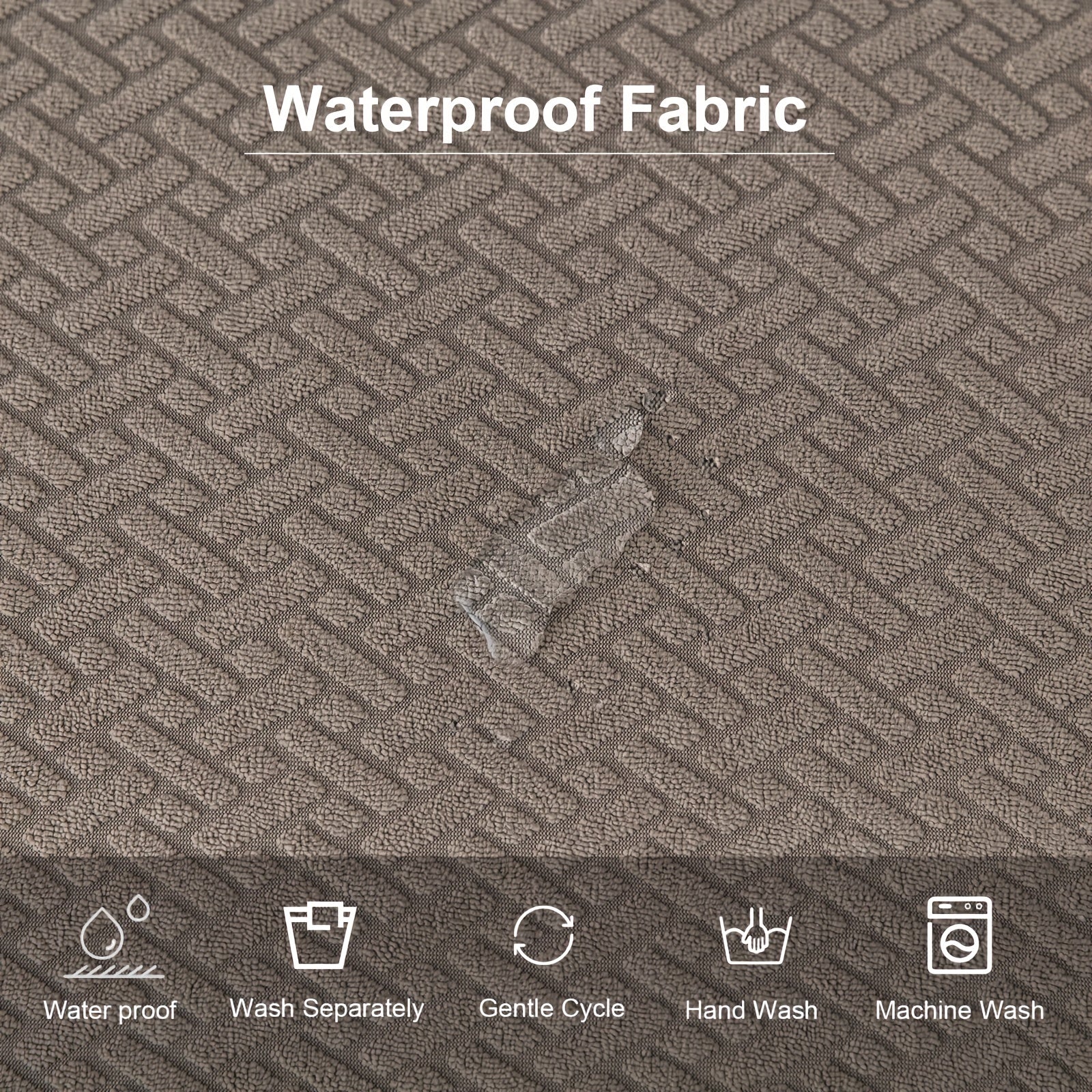 Водонепроницаемые чехлы для ресторанных стульев в стиле клетчатого бархата жаккард, подходят для защиты кухонных стульев от домашних животных. Съемные, washable и идеальны для домашнего декора.