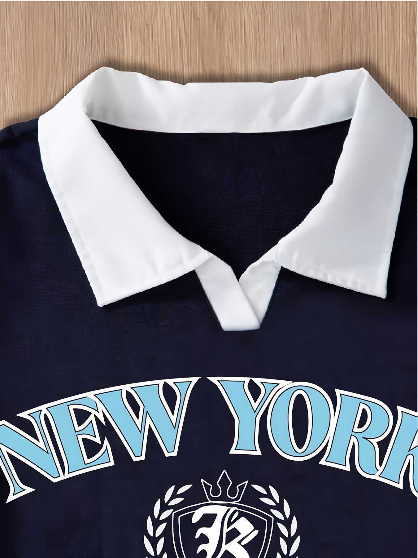 Girls Teen Fall Winter Polyester Sweatshirt and Plaid Skirt Set with Rib-Knit Detail