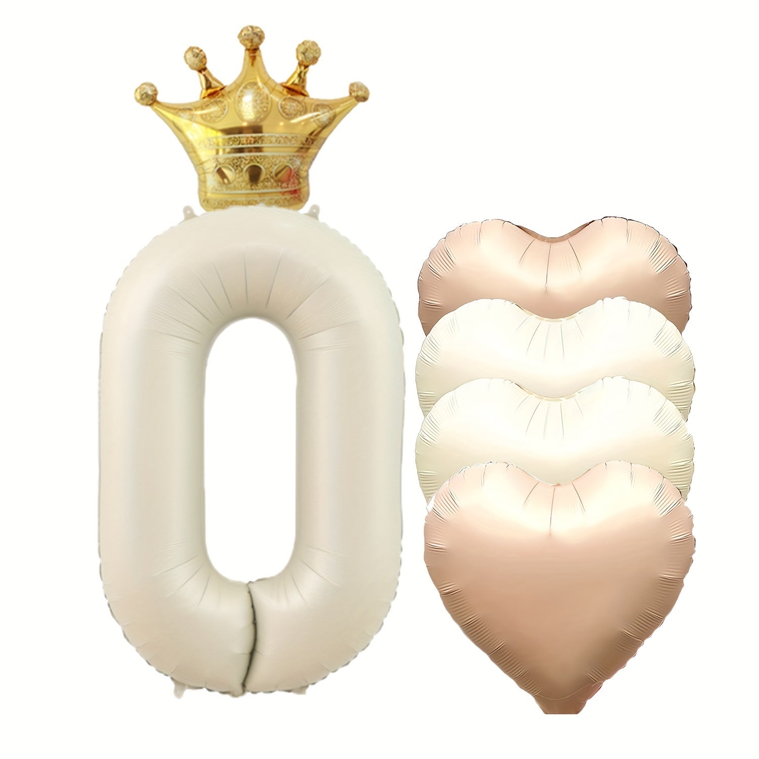 Tug'ilgan kunlari va tadbirlar uchun 6 ta raqamli folga baloni to'plami