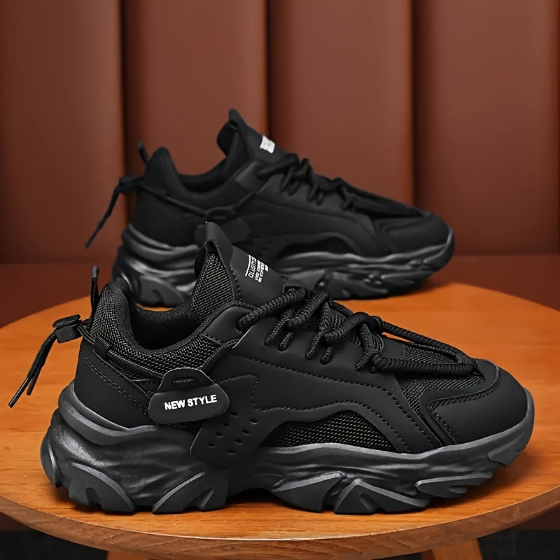 Men's Plus Size Sneakers Non-Slip Thick Soles Breathable Mesh Casual All-Season