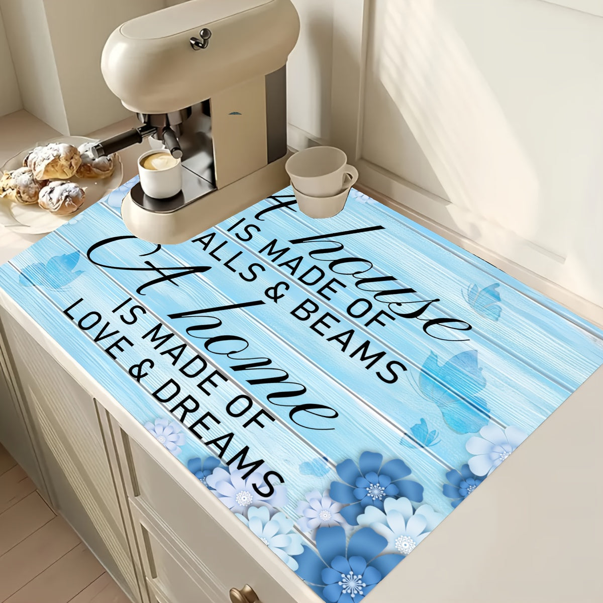 Extra Large Diatom Mud Stove Top Cover 28.5x20.5 Inches Countertop Mat for Electric Stoves and Coffee Makers