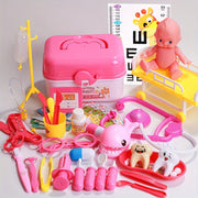 Kids' Doctor Playset for Ages 3+ with Stethoscope Dentist and Nurse Role-Play Toys